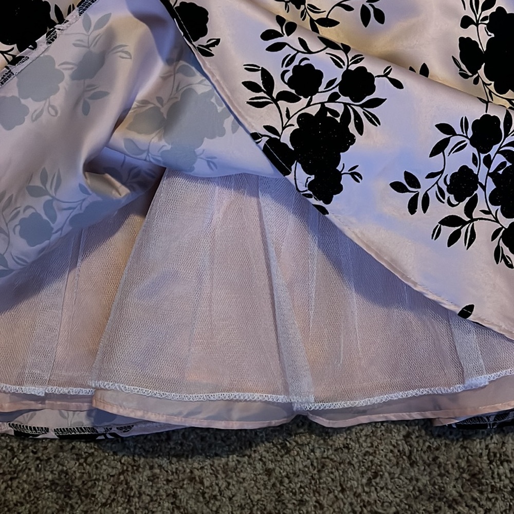 Rare Editions girl’s pink and black dress - Picture 6 of 9